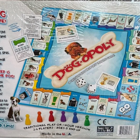 Dog-Opoly Monopoly Board Game - Picture 5 of 5